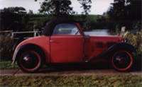 Adler Verdeck 1934 - 1938, CK-Cabrio Eigenentwicklung